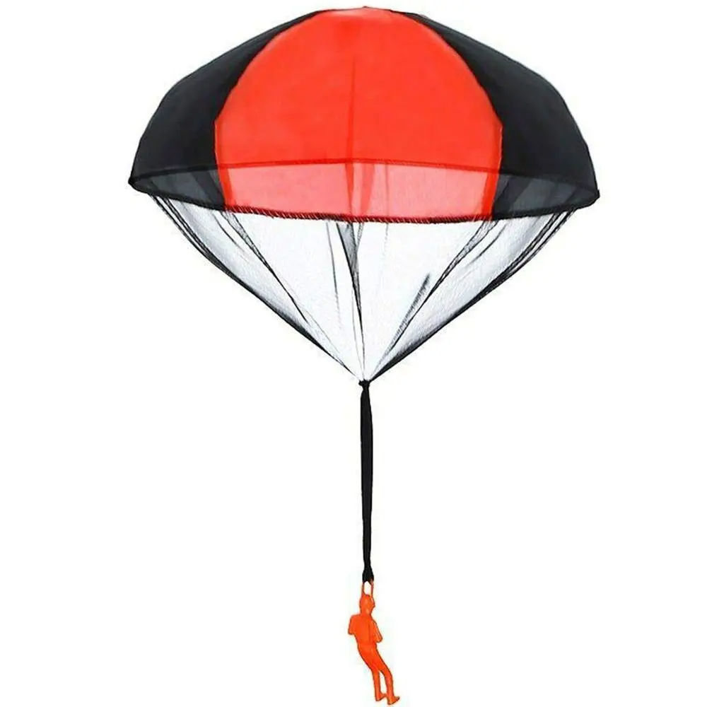 Kids Hand Throwing Soldier Parachute Toy