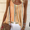 Women Fashion Casual Summer Gradient Color Loose Camisole