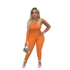 Women Solid Color Off-Shoulder One-Shoulder Irregular Top And Pants Casual Two Piece Set