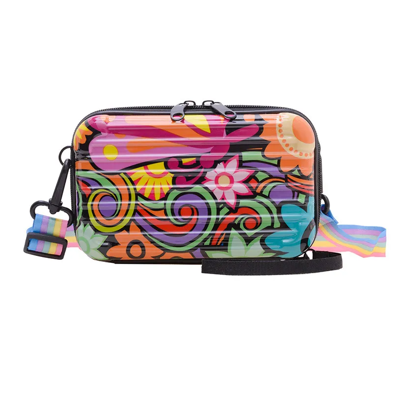 Kids Girls Fashion Holiday Cute Balloon Feather Floral Mini Crossbody Bag