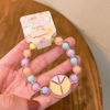 (Buy 1 Get 2) Children Kids Baby Fashion Girls Cartoon Beads Bracelet