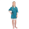 Children Solid Color Simple Loose Night-Robe