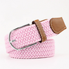 Unisex Stretch Elastic Braided Canvas Belt