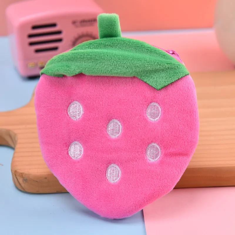 (Buy 1 Get 2) Children Kids Baby Fashion Cartoon Fruit Watermelon Plush Toy Coin Purse