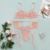 Women'S Sexy Lace See-Through Sexy Lingerie Two-Piece Set