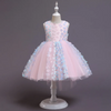 Kids Toddler Girls Fashion Party Cute Sweet Color Matching Petals Pleated Sleeveless Mesh Party Tutu Dress