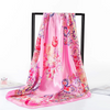 (Buy 1 Get 2) Women'S Fashion Floral Silk Printed Scarf