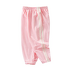 Kids Basic Striped Elastic Loose Casual Pants