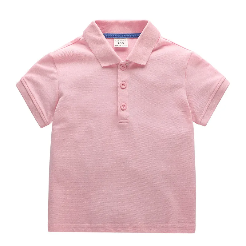 Children Kids Toddlers Fashion Boys Girls Solid Color Long Sleeve Basic Polo T-Shirt