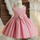 Kids Toddler Girls Fashion Party Cute Sweet Solid Color Bow Pleated Sleeveless Party Tutu Dress