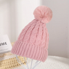 (Buy 1 Get 1) Neutral Fashion Casual Twist Wool Ball Knitting Hat