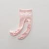 Children Solid Color Lace Decor Pantyhoses