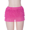 Women'S Fashion Sexy Creased Mesh Hip Wrap Mini Skirt