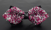 (Buy 1 Get 1) Men'S Casual Fashion Rhinestone Exquisite Nightclub Solid Color Bow Tie