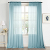 (Buy 1 Get 1) Living Room Bedroom Balcony Semi-Shading Solid Color Mesh Curtain