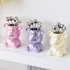 (Buy 1 Get 1) Creative Bear Stainless Steel Fruit Fork Set