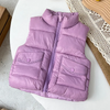 Kids Toddler Girls Boy Fashion Solid Padded Vest