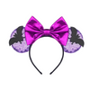 Kids Halloween Sequin Bow Bat Headband