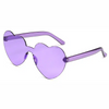 (Buy 1 Get 2) Fashion Women Cute Heart-Shape Rimless Sunglasses