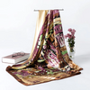 (Buy 1 Get 1) Women'S Fashionable Van Gogh Oil Painting Satin Satin Printed Square Scarf