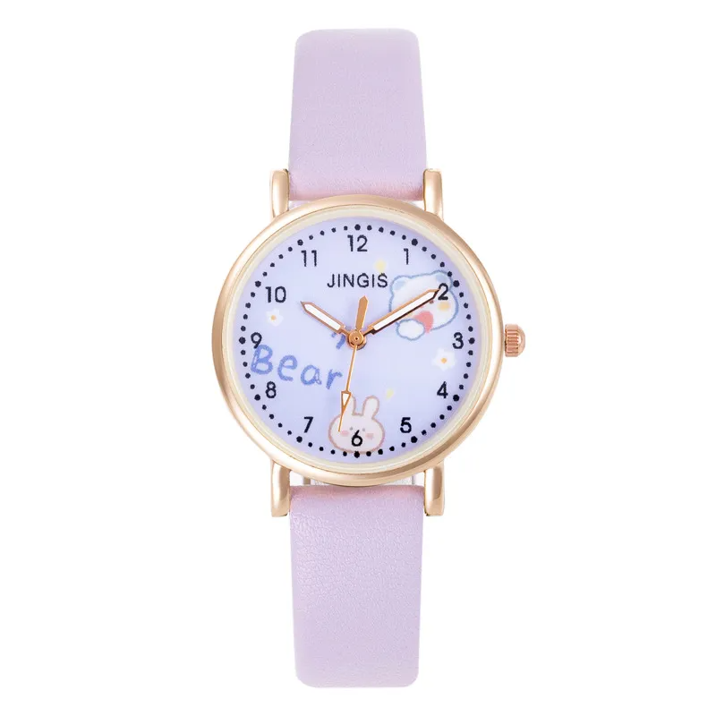 Kids Cute Little Fresh College Style Dial Watch