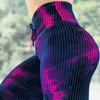 Women Sexy Tie Dye Print High Waisted Sport Pants