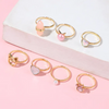 (Buy 1 Get 2) Children Kids Baby Fashion Girls Cute Princess Adjustable Ring Set