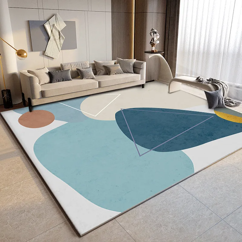 Nordic Simple Home Abstract Line Carpet Living Room Decoration