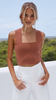 Women'S Basic Sleeveless Casual Simple Square Neck Fashion Top Tank