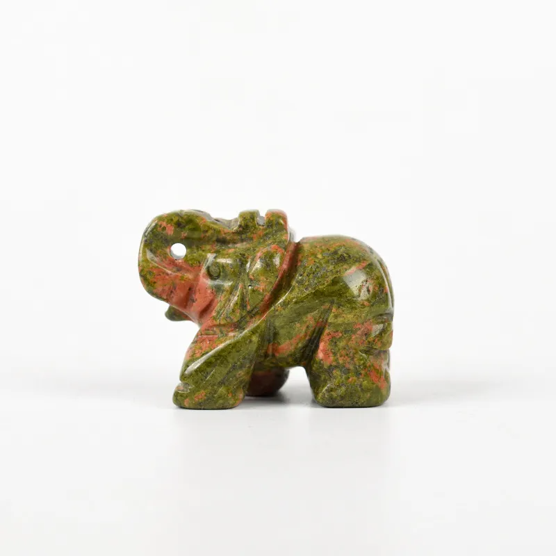 (Buy 1 Get 1) Home Decorations 1.5 Inch Elephant Animal Crafts Decorations