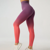 Women Fashion Gradient High Waist Hip Sports Fitness Yoga Pants