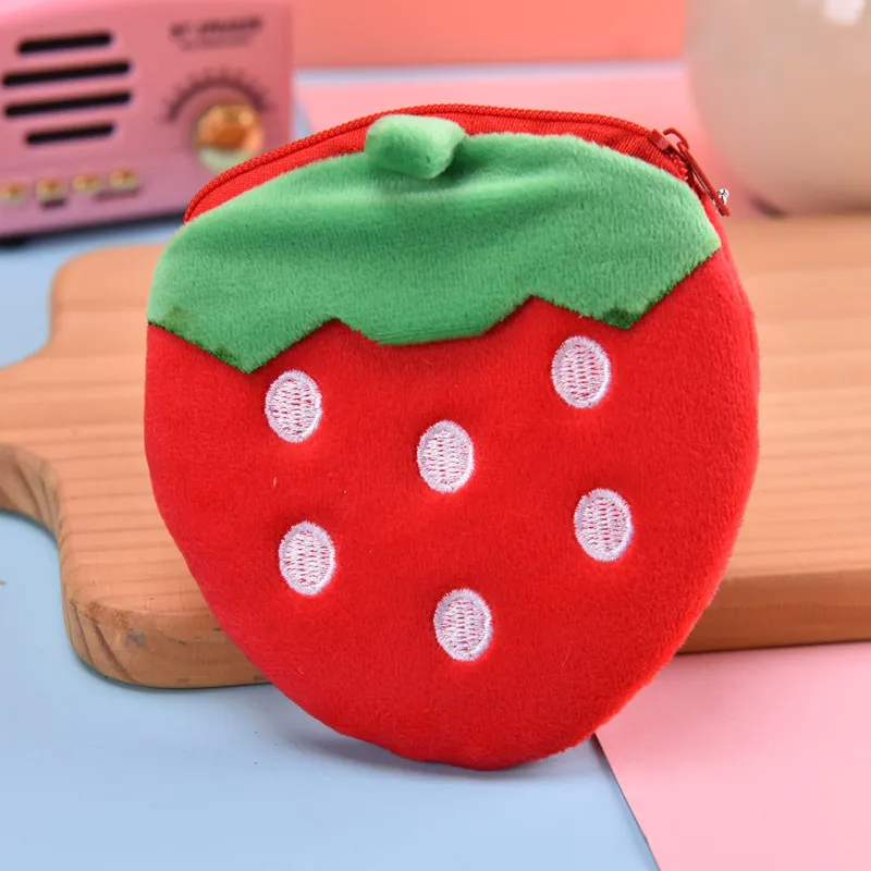 (Buy 1 Get 2) Children Kids Baby Fashion Cartoon Fruit Watermelon Plush Toy Coin Purse