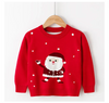 Kids Toddler Girls Boy Fashion Autumn Winter Cartoon Santa Claus Bottom Knit Sweater