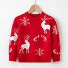 Kids Toddler Boys Girls Fashion Casual Christmas Long Sleeve Round Neck Knitwear