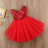 Baby Girls Fashion Party Mesh Sequins Sleeveless Tutu Princess Dress