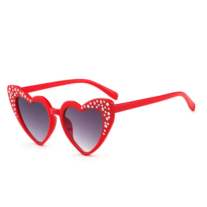 Fashion Kids Heart Shape Fashion Sun Glasses