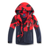 Kids Toddler Boy Fashion Waterproof Breathable Fleece Cardigan Zip Jacket Colorblock Jacket