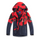 Kids Toddler Boy Fashion Waterproof Breathable Fleece Cardigan Zip Jacket Colorblock Jacket