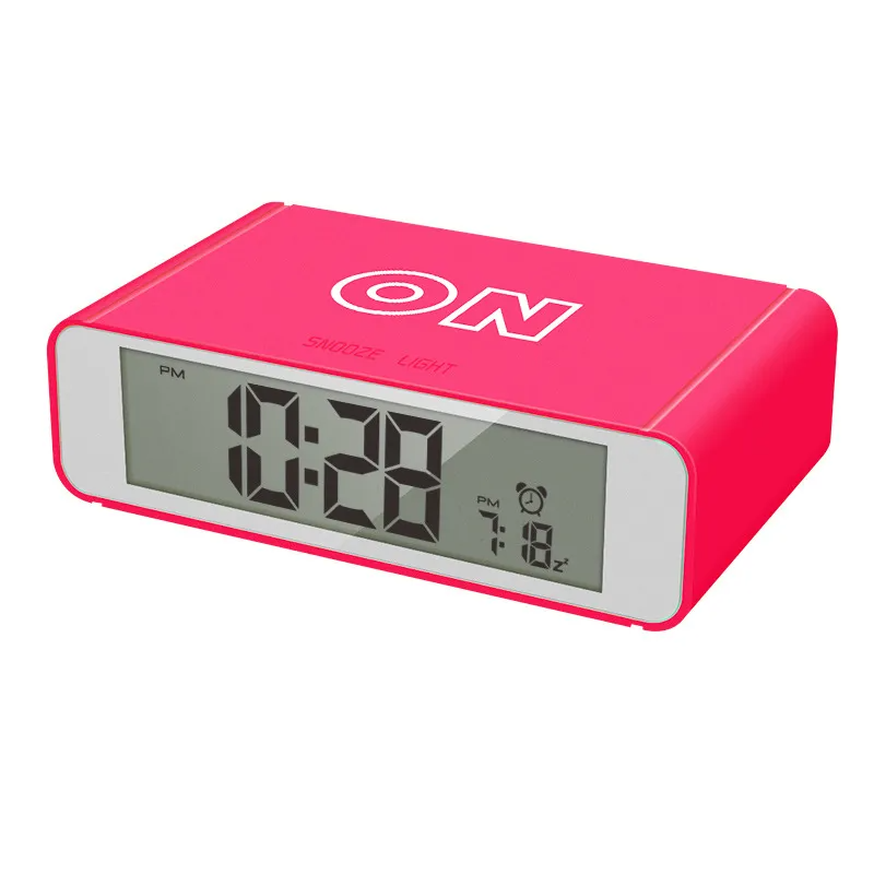 Smart Luminous Bedside Flip Desk Clock Electronic Alarm Clock