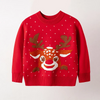 Kids Toddler Boys Girls Fashion Casual Christmas Long Sleeve Round Neck Knitwear