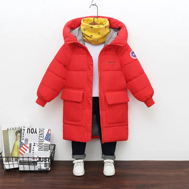 Kids Toddler Girls Boy Fashion Long Hooded Bubble Coat