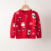 Children Kids Baby Fashion Girls Boys Casual Basic Long Sleeve Christmas Knitted Sweater Top