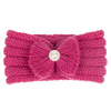 Kids Cute Bowknot Bunny Ears Wool Warm Headband