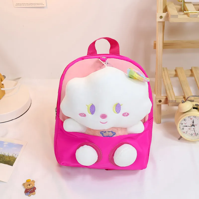 Children Kids Baby Fashion Boys Girls Cartoon Cloud Doll Plushtoy Backpack School Bag