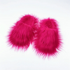 Slippers Imitation Fur Long Hair Edgy Girl Y2k Plush Slippers