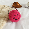 (Buy 1 Get 2) Cute Smiley Pattern Short Plush Crossbody Bag