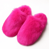 Winter Women Plus Size Fashionable Thickened Warm Plush Non-Slip Flat Slippers