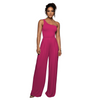 Women One-Shoulder Wide-Leg Pants Fashion Two-Piece Set