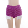 Women'S Fashion Sexy Color Blocking Stitching Creasedshorts