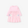 Kids Toddler Big Girls Spring Autumn Fashion Casual Cute Sweet Solid Color Cartoon Pattern Pleated Round Neck Long Sleeve Dress